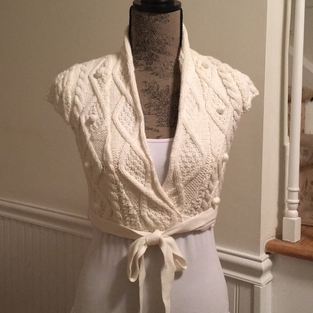 Free People wrap sweater